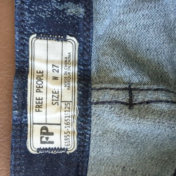 NWT Free people Indigo Combo High Rise Skinny Jeans Size 27 - Picture 9 of 11